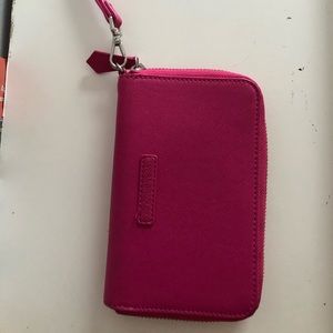 Vera Bradley Pink Wristlet